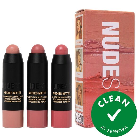 Nudestix Mini Pink Nude Blush 3 Piece Kit - Picture 1 of 9